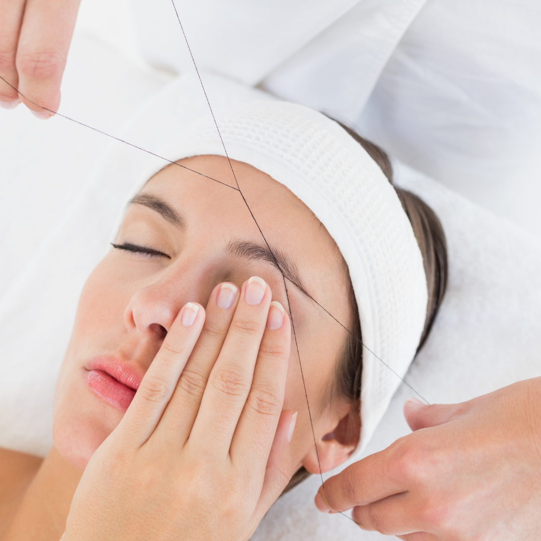 Eyebrow threading is an efficient, fast and long lasting way to keep your face looking it’s best…